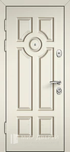 Металлическая дверь с МДФ в частный дом №60 внутренняя - фото