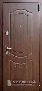 Входная дверь МДФ с двух сторон №370 - фото вид снаружи