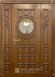 Дверь входная большого размера №83 - фото вид снаружи