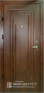 Дверь с порошковым напылением и МДФ готовая №3 - фото вид изнутри