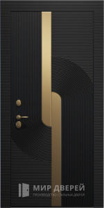 Дверь металлическая необычная №20 - фото вид снаружи