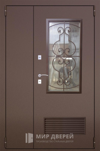 Дверь металлическая в котельную №24 - фото вид снаружи
