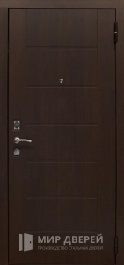 Наружная дверь с МДФ на дачу №4 - фото вид снаружи