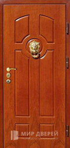 Входная дверь МДФ с фрезеровкой №152 - фото №1