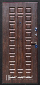 Металлическая дверь с МДФ панелями №346 - фото вид изнутри