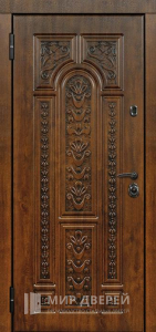 Входная дверь с МДФ накладкой в офис №72 - фото вид изнутри