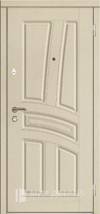 Входная дверь с МДФ накладкой в таунхаус №71 - фото вид снаружи