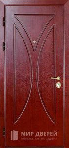 Дверь входная металлическая с панелью МДФ №395 - фото вид изнутри