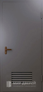 Стальная дверь в котельную №6 - фото вид снаружи