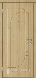 Наружная дверь в современном стиле в таунхаус №13 - фото вид изнутри
