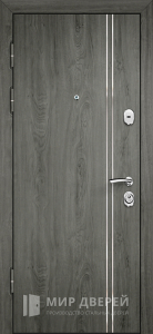Входная дверь ясень серый №2 - фото вид изнутри