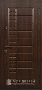 Дверь с отделкой МДФ №332 - фото вид снаружи