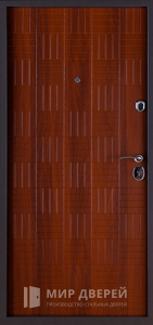 Металлическая дверь с двумя МДФ №540 - фото вид изнутри