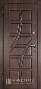 Входная дверь металлическая снаружи и МДФ внутри №182 - фото вид изнутри