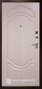 Металлическая дверь серая снаружи белая внутри №3 - фото вид изнутри