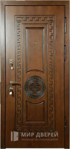 Одностворчатая наружная стальная дверь №15 - фото вид снаружи
