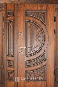 Эксклюзивная входная дверь элит класса №93 - фото вид снаружи