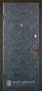 Металлическая дверь эконом класса с дерматином №21 - фото вид изнутри