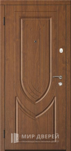 Дверь МДФ входная для частного дома №324 - фото вид изнутри
