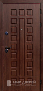 Дверь входная металлическая отделка МДФ №308 - фото вид снаружи