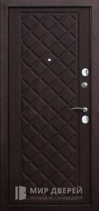 Дверь входная с ламинатом в квартиру №75 - фото вид изнутри