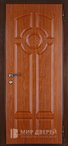 Входная противовзломная металлическая дверь №9 - фото вид снаружи