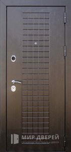 Металлическая дверь с МДФ накладкой в гостиницу №43 - фото вид снаружи