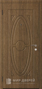 Дверь с порошком и МДФ на дачу №24 - фото вид изнутри