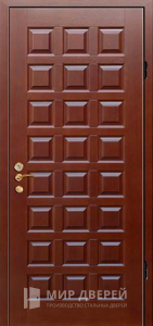 Сварная дверь на заказ №11 - фото вид снаружи