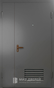Техническая дверь металлическая №7 - фото вид снаружи