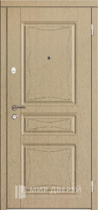Наружная дверь для дома с МДФ №13 - фото вид снаружи